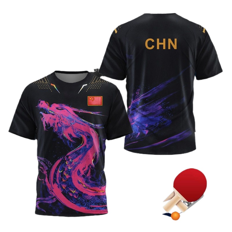 Table Tennis Zhang Jike - CHINA Dragon Table Tennis Graphic T