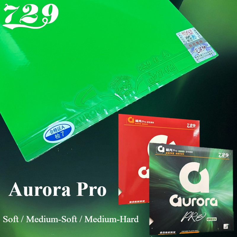 Table Tennis Game - 729 Friendship Aurora Pro Green Table