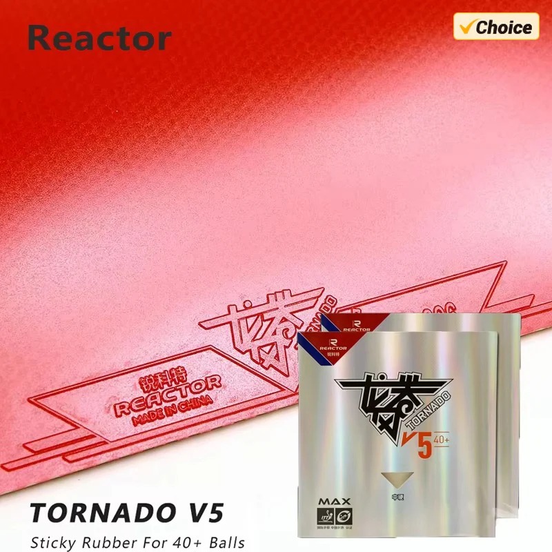 Table Tennis Game - REACTOR Tornado V5 Table Tennis Rubber