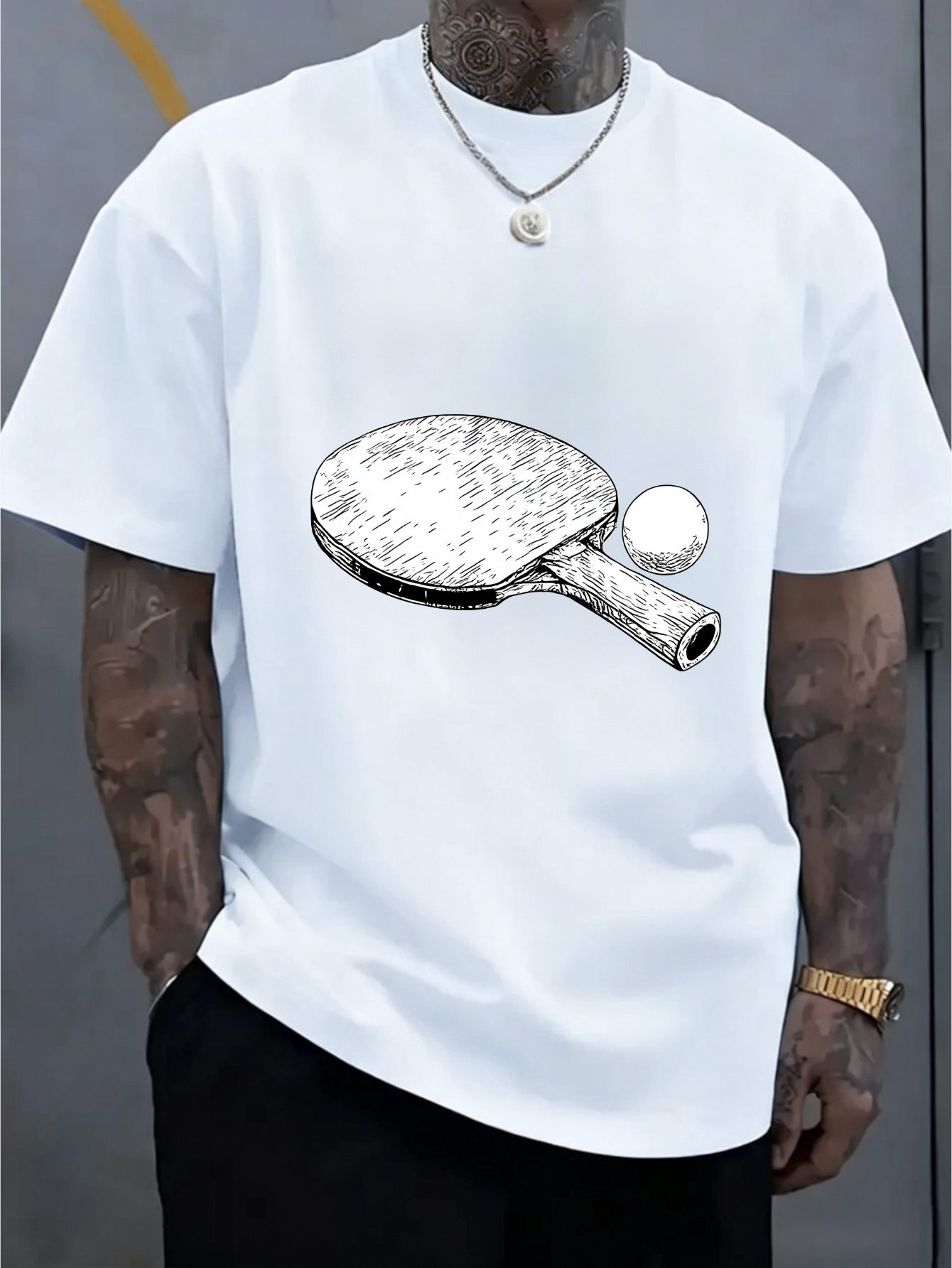 Men Sketch Table Tennis Racket - Table Tennis Outfit Male recension och pris