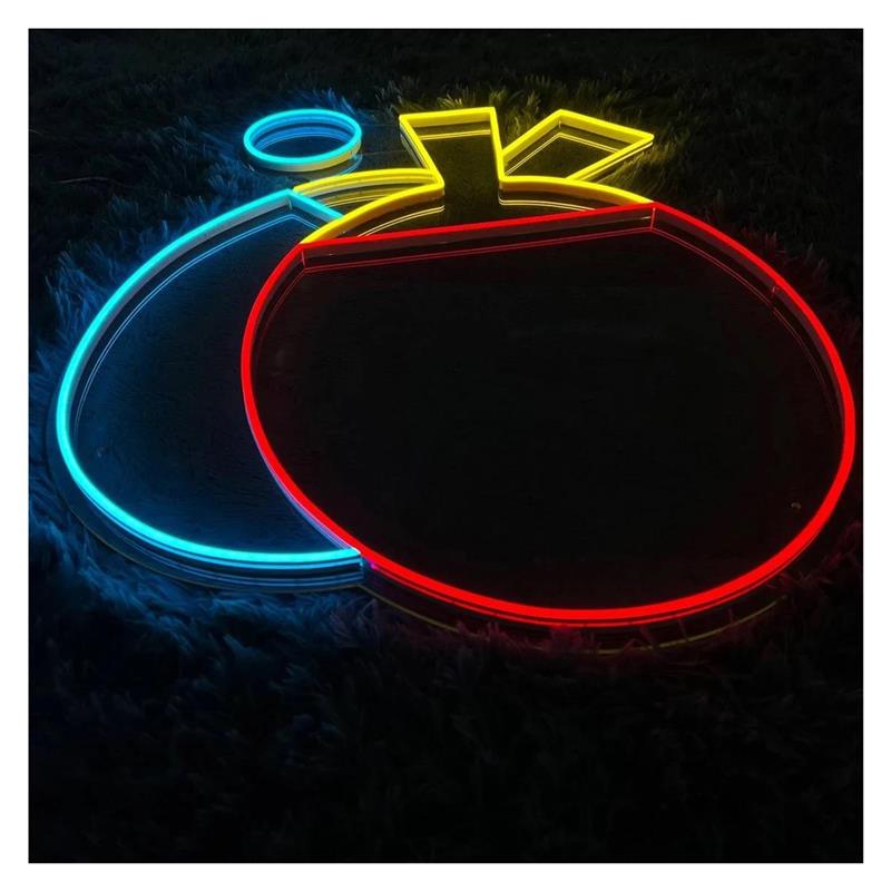 LED Ping Pong Paddle Neon Sign - Hall Table Tennis recension och pris