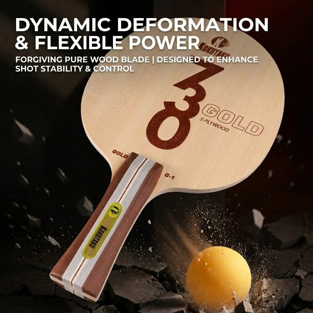 Kokutaku Table Tennis Blade FL - Table Tennis Practice recension och pris