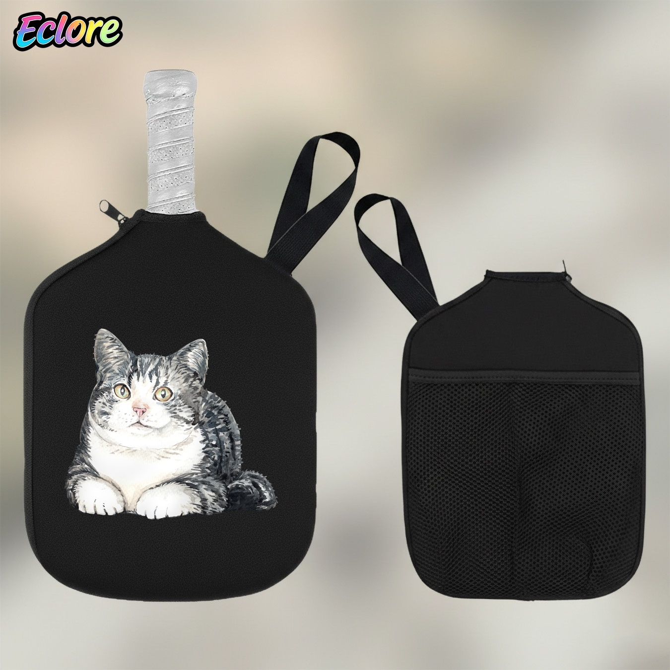 Cute Watercolor Cat Pickleball - Table Tennis Game recension och pris