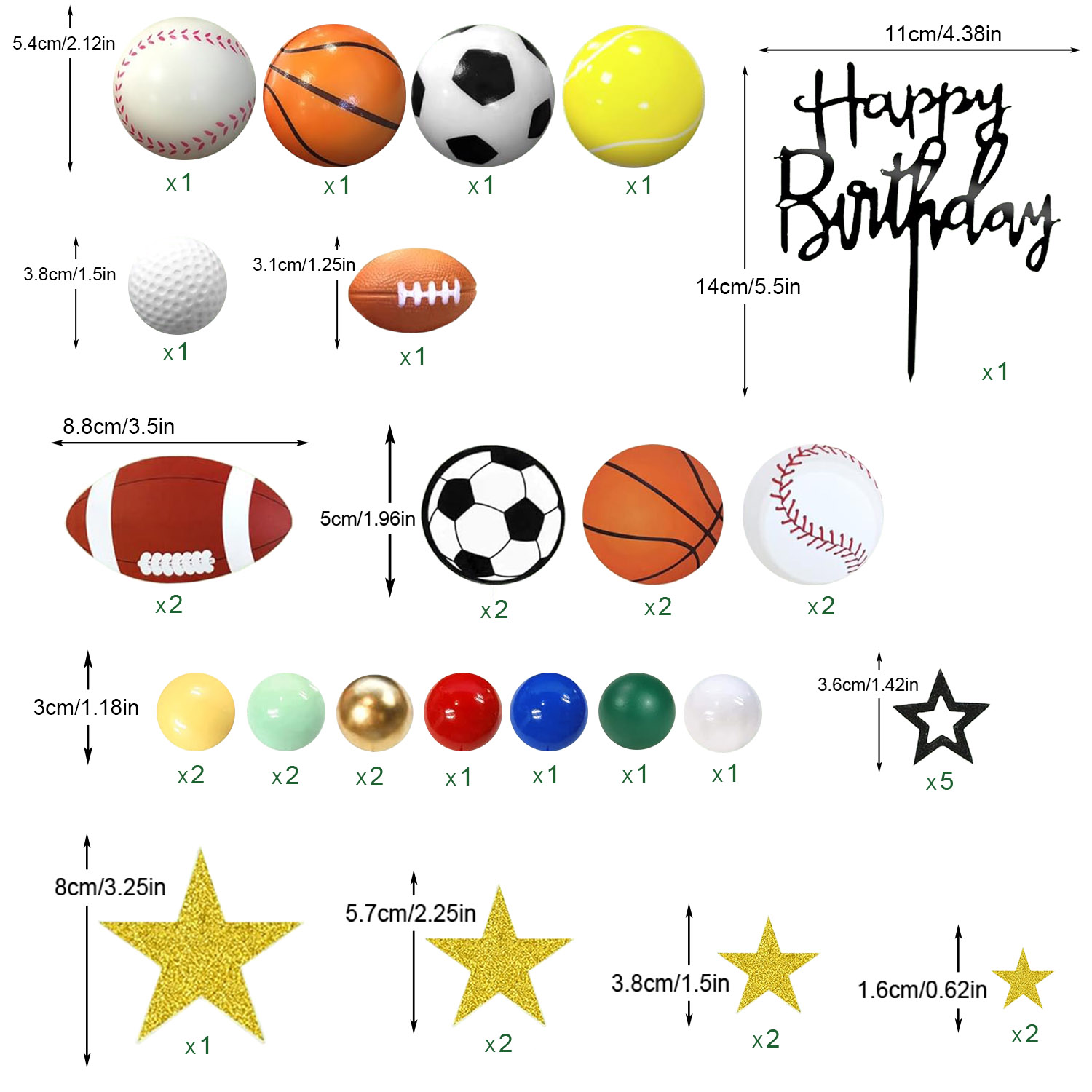 37PCS Sports Cake Decoration w - Table Tennis Zhang Jike recension och pris